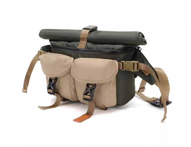 Digital Gear Camera Bag for Women Men Waterproof Fabric Shoulder Messenger Bag with Tripod Holder for DSLR SLR Cameras Sling Bag