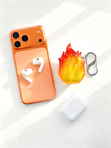 Nihao Flame Design pour /Pro <span class=keywords><strong>2</strong></span> Case |   Couverture protectrice en résine transparente à dégradé 3D, peinture UV, décoration, vente au détail - Product Image 6