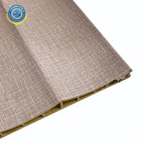 Panneau de grille PVC moderne à 5 arcs, revêtement mural ondulé incurvé résistant à l'humidité, 3D intérieur/extérieur, garantie 3 ans, commerce, hôtel