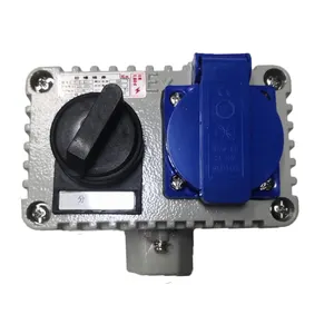 IP65 10A Electric Switch 3pins Explosion Proof Industrial Socket and rotary switch Socket Outlets