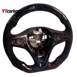 Ytcarbon พวงมาลัยคาร์บอนไฟเบอร์ปรับแต่งสไตล์การแข่งของตัวเองอุปกรณ์ตกแต่งภายในรถยนต์สำหรับ <span class=keywords><strong>Corsa</strong></span> F EV OPC GS <span class=keywords><strong>GSI</strong></span> GTC แต่ง - Product Image 4