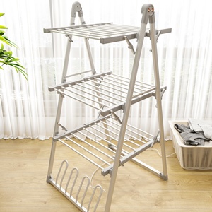 Sèche-linge électrique pliable en aluminium, <span class=keywords><strong>cintre</strong></span> pour vêtements, nouveauté - Product Image 1