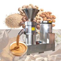 Petite machine à beurre de cacahuète, moulin colloïdal pour soja et piment, machine électrique à tahini pour petites entreprises