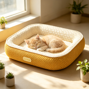 Coussin pour chien KXD rectangulaire 47x38cm en tissu Oxford respirant, pour intérieur, toutes saisons, style minimaliste, amovible et lavable - Product Image 6