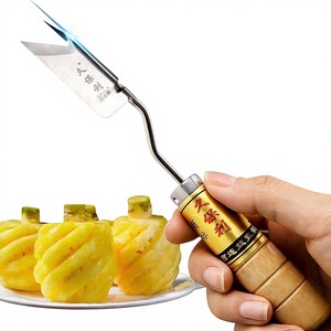 Couteau à ananas Kubori en acier allié en forme de V pour retirer les yeux, destiné aux usines de transformation de fruits - Product Image 3