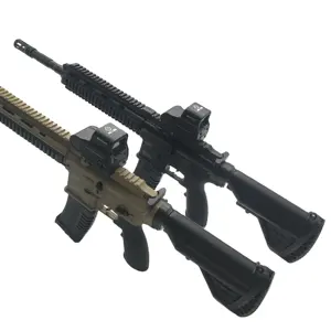 2023 En stock Nueva pistola de juguete de rifle de plástico eléctrico Boy gel bead Blaster HK416D pistola de juguete manual y automática 2 en 1