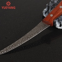 YUEYANG 6 pouces manche en bois brun couteau de cuisine grande valeur points de vente pain épluchage désossage filet de boucher couteau couperet