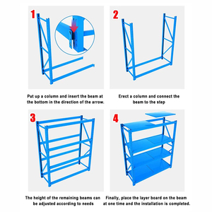 Almacén Heavy Duty Rack Racking System Almacén Barra de soporte de almacenamiento de neumáticos para palés - Product Image 3