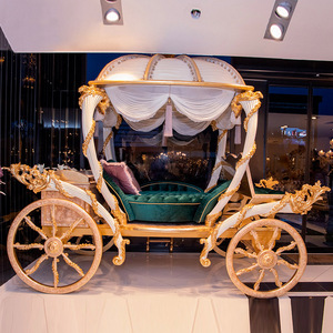 OEM voiture de luxe citrouille design lits pour enfants voiture voiture dorée lit enfant enfants lit de princesse pour filles - Product Image 3