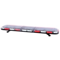 Barre lumineuse pleine grandeur pour véhicules d'urgence, clignotant en option, barre lumineuse d'avertissement pour camion de pompiers