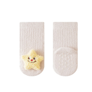 Chaussettes bébé en polaire 3D pour garçon et fille, motif lapin, pour Noël, sans risque de fragilité, en <span class=keywords><strong>laine</strong></span>, pour nouveau-né - Product Image 1
