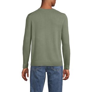 Pull en coton à col en V pour homme FOXA, maille fine, épaisseur standard, manches régulières - Product Image 2
