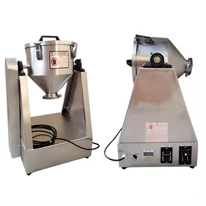 DZJX 3 7 10 14 15 20 25 30 L stainless steel powder mixer Chemicals processing small powder drum double cone blender machines