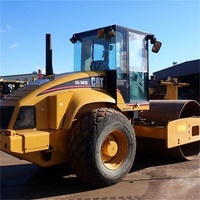 Japanische Original CAT CS-563E Gebrauchte Einzelwalze Guter Zustand Geringe Vibration für Asphaltstraßenverdichtung