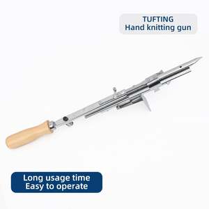 Haute qualité Simple Portable manche en bois Durable écologique main touffe coupe tapis pistolet accessoire de couture - Product Image 3