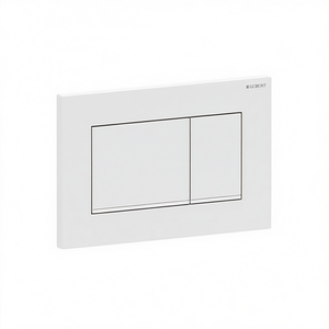 Placa de control GEBERIT Sigma 30 de 2 botones, cromo satinado, para inodoro con botón pulsador - Product Image 2