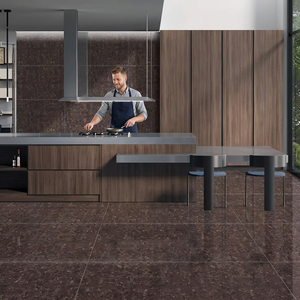 Granite Brown Double Charge Glazed Porcelain <b>Tiles</b> 600x1200mm Polished Marble Look Wall Floor Design - Product Image 3