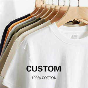 2025 OEM nouveau Design 60 coton 40 polyester t-shirts logo personnalisé coton poly mélange t-shirt solide - Product Image 4