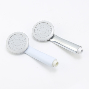 Handheld <b>Shower</b> Head Pressurized Rain Spray Round Durable Portable Bathroom <b>Accessory</b> - Product Image 2