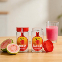 Nouvelles bouteilles en verre hermétiques de 100 ml, 120 ml, 140 ml avec couvercle à vis, pots à pilules et capsules pour l'emballage de poudres de vitamines et de produits de santé