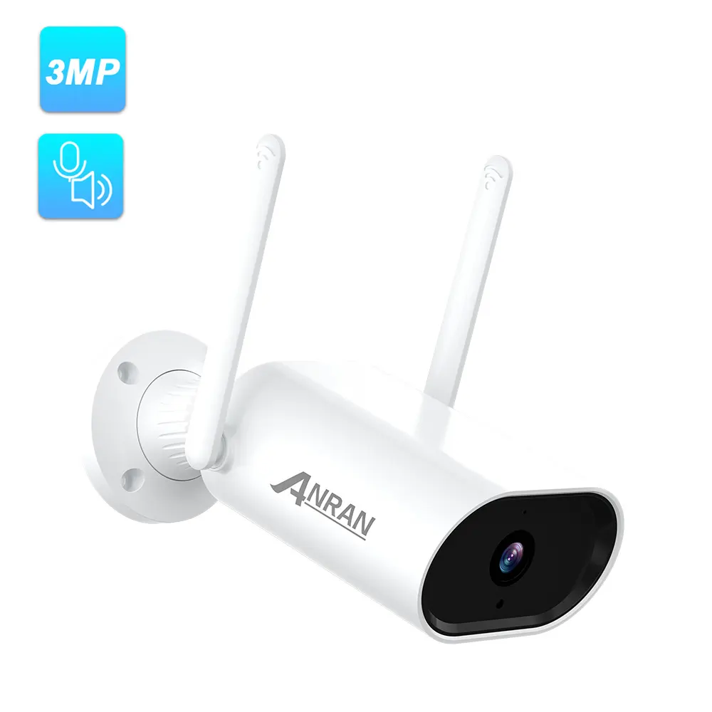 Anran Waterproof Outdoor 3MP Network 1080P HD ip Camera Wifi Wireless Cloud Storage 2 Way Audio Bullet Home CCTV Security Camera