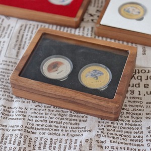 Monete Commemorative Personalizzate in Metallo 3D Placcate Argento 2026, Scatola di Lusso Personalizzata per Gioielli <span class=keywords><strong>Antichi</strong></span> - Product Image 4