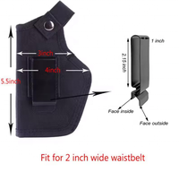 Sac Pistolet Tactique Extérieur Haut de Gamme en Polyester, Étui de Dissimulation pour Équipement de Défense Personnelle