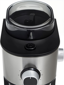 เครื่องบดเมล็ดกาแฟไฟฟ้าอัตโนมัติแบบแมนนวลสำหรับมืออาชีพเครื่องบดกาแฟสำหรับร้านกาแฟเครื่องขัดอัตโนมัติเชิงพาณิชย์แบบแบน - Product Image 5