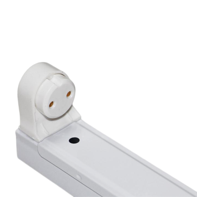 Engineering Project Modern Powder-Coated LED Bracket T8 Tube Light 120cm 60cm 1200mm 600mm Light Fitting with G13 Spring Base