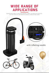 도매 자전거 바닥 펌프 강철 자전거 팽창기 사이클링 프레임 펌프 자전거 공기 펌프 휠 업 - Product Image 6