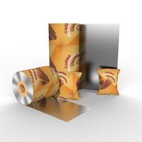 Film en rouleau souple en PE laminé anti-humidité pour emballage alimentaire en aluminium, sachets de snacks, bonbons, chips de pommes de terre, avec impression personnalisée