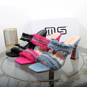 Sandalias Feminina Casual Female Shoes 2024 Fashionable <b>Block</b> Heels for Ladies - Product Image 2