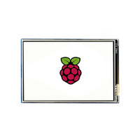 Raspberry Pi 4 3 sıfır için tasarlanmış 3.5 inç 3.5 ''ahududu Pi LCD dokunmatik ekran