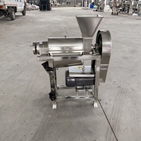 Schroeftype fruit- en groentesapcentrifuge, commerciële spiraalsapcentrifuge voor de productielijn van verse appel-, tomaat- en wortelsap