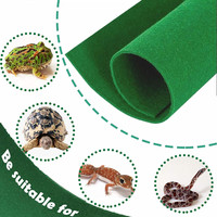 Tapis de Reptile Dragon à double couche, accessoire de literie, à revêtement de Terrarium, carpette de Cage, fournitures pour lézard, tortue, léopard, Gecko