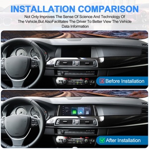 NaviHua New 10.25inch Linux System Car Radio Wireless Carplay Auto Monitor GPS Stereo for BMW 5 Series F10 F11 NBT CIC 2010-2017 - Product Image 2