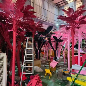 Árbol Artificial Colorido de JINDA, Árbol Falso de Coco para Decoración de Interiores y Exteriores, Hogar, Compras, Restaurante, Patio - Product Image 1
