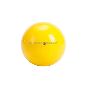 Commercio all'ingrosso della fabbrica 15cm 17cm 18cm superficie liscia PVC ginnastica ritmica palla di sabbia per competizione artistica peso palla