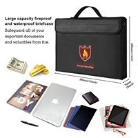 YIHUAXING haute qualité grande capacité Document sac à fermeture éclair bureau à domicile voyage utiliser ignifuge résistant aux hautes températures étanche