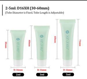 Envase de <span class=keywords><strong>Tubo</strong></span> Exprimible de Plástico Personalizado D16 Mini para Muestras Cosméticas, Crema Facial, Prebase de Maquillaje, <span class=keywords><strong>Tubo</strong></span> de Muestra para Viajes - Product Image 5
