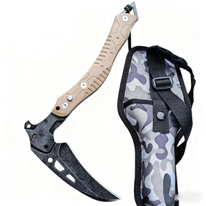 Bush-hook Portable Folding <strong>Sickle</strong> Garden <strong>Tool</strong> with ABS Handle for Outdoor Camping, Multi-functional <strong>Sickle</strong> with Sheath - Product Image 4