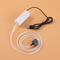 Kit de pompe à air USB de luxe JY pour aquarium, mini-aérateur écologique en plastique, sacs de pierres à air portables pour aquarium de bureau