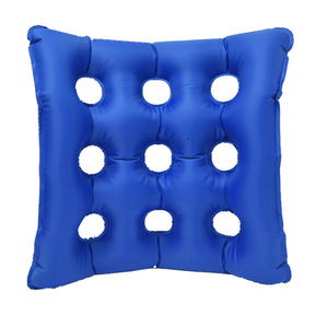 Inflatable Pressure Relief Cushion Blue <b>Memory</b> <b>Foam</b> For Bedridden Elderly Coccyx Support - Product Image 2