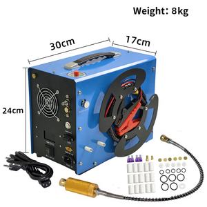 <span class=keywords><strong>Compresseur</strong></span> d'air PCP portable SolidTop <span class=keywords><strong>12V</strong></span> 4500PSI avec convertisseur de puissance intégré, sans huile, arrêt automatique, avec bobine de fil, moteur de pompe pour la <span class=keywords><strong>plongée</strong></span> sous-marine - Product Image 4