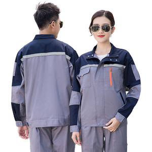 Combinaison de travail Polyester coton vêtements de travail personnalisés hommes et femmes vêtements de travail vêtements de sécurité industrielle - Product Image 3