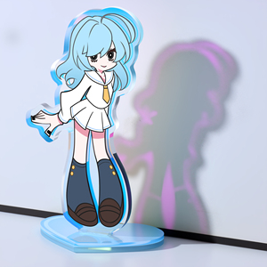 Custom Laser Acrylic Standee - Clear Double-Sided Printing, Creative Desk Decoration, Birthday Gift with Custom Pattern - Product Image 3