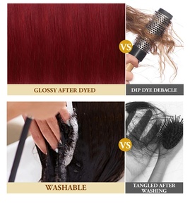 Extensions de cheveux humains vierges naturels non traités, grade 16A, bruts, vietnamiens, lisses, provenant d'un seul donneur, <span class=keywords><strong>en</strong></span> paquets - Product Image 5