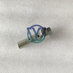 Válvula de alivio de presión de combustible de doble orificio 090310-0500 para bomba Common Rail HP0, perno de desbordamiento de motor PC400-8 6D125 0903100500 - Product Image 3
