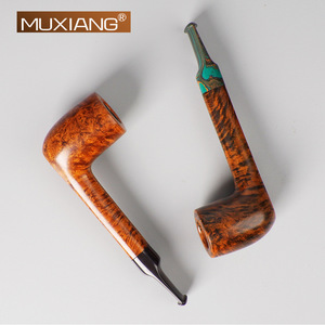 MUXIANG Briar Tobacco Pipe Straight Type Handcrafted Smoking Pipe - Product Image 1