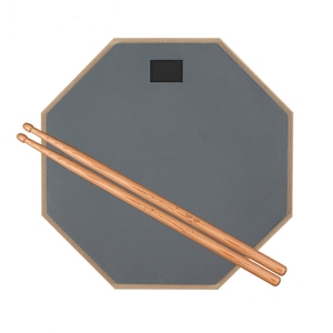 12-Inch Trống Kit Ba Lớp Im Lặng Trống Thực Hành Pad Cao Su Marching Ban Nhạc Bass <span class=keywords><strong>Snare</strong></span> Trống Đào Tạo Câm Pad Cho Người Mới Bắt Đầu - Product Image 4